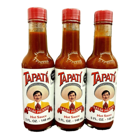 3 Pack Salsa Picante Tapatío Americana 148ml Importada