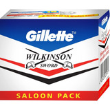 Lâminas De Barbear De Segurança Gillette 100 X Wilkinson Swo