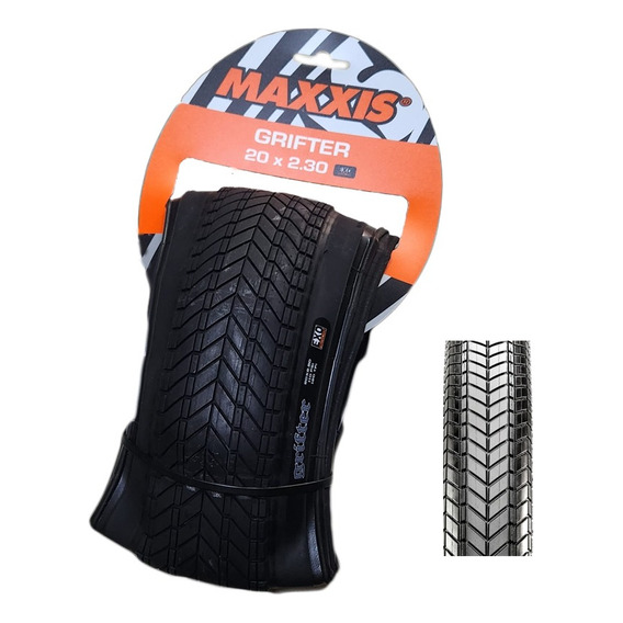 Neumático Maxxis Grifter Exo 20x2.30 Kevlar Bmx Freestyle