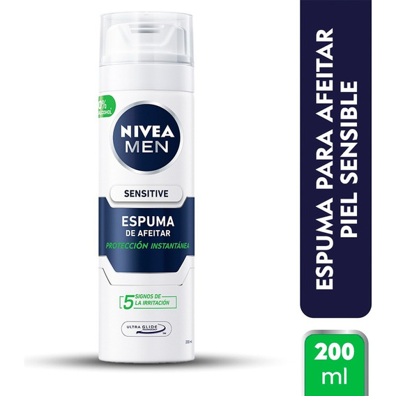 Espuma Para Afeitar Nivea Men Sensitive Para Piel Sensible 200ml