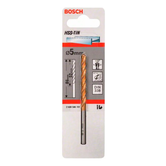 Broca Bosch Hss-tin 5mm