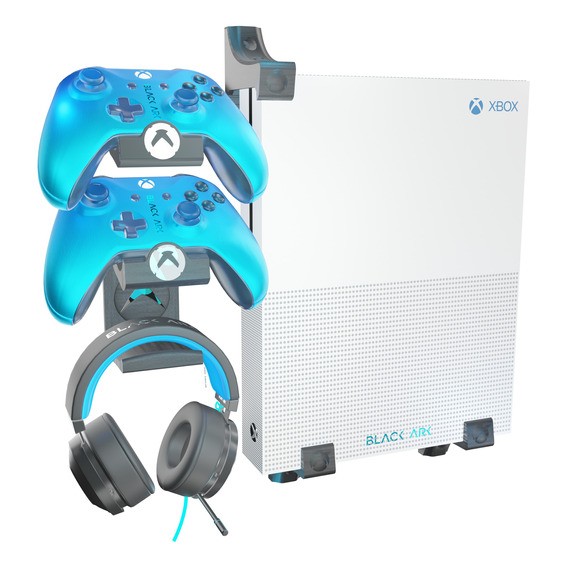 Combo Soporte Xbox One S/x Para Audífonos Y Control Pared 