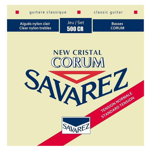 Encordado Guitarra Clasica Savarez 500cr Tension Normal