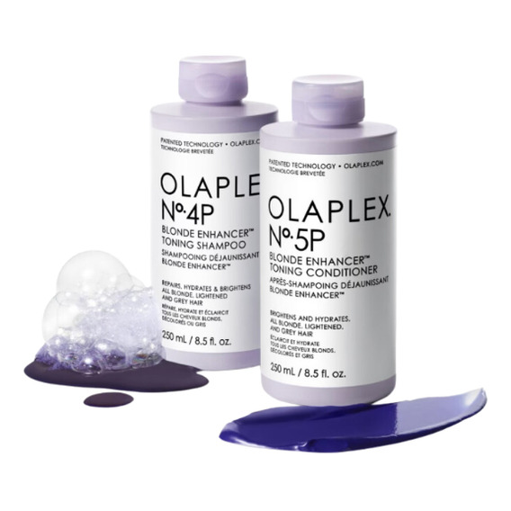 Kit Shampoo No.4 Y Acondicionador No.5 Olaplex Blonde 250 Ml