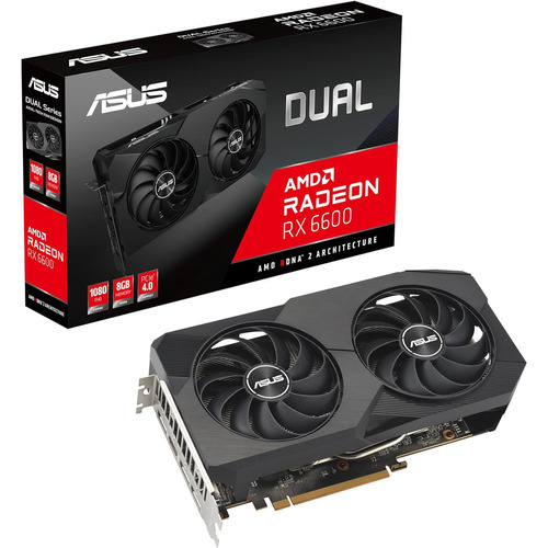 Tarjeta De Video AMD ASUS DUAL Radeon Rx 6600 8gb  DUAL-RX6600-8G-V2