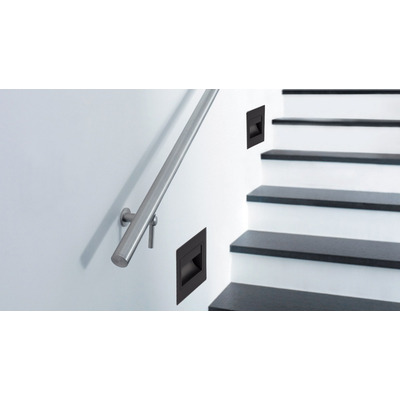 Embutido Pared Ideal Escalera Web Led Negro Exterior Deco