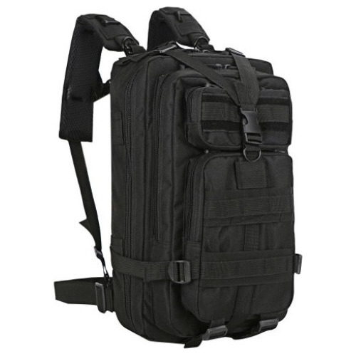 Mochila Militar Táctica Asalto Airsoft Color Negro