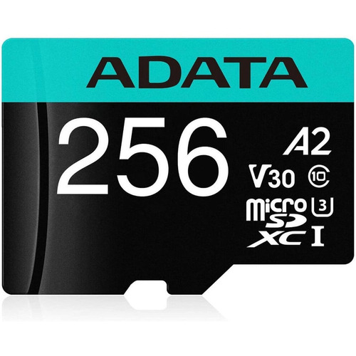 Tarjeta de memoria Adata AUSDX256GUI3V30SA2-RA1  Premier Pro con adaptador SD 256GB