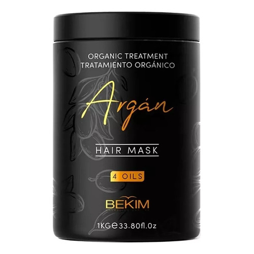 Mascara Capilar Cabello De Argan 4 Oils Nutricion Bekim 1kg