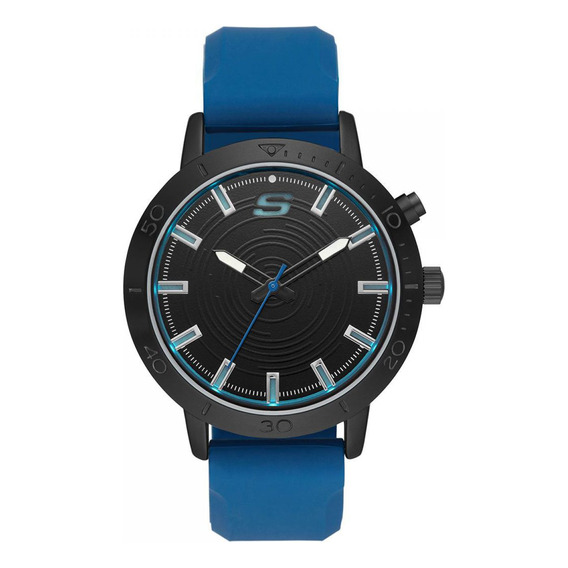 Reloj Para Hombre Skechers Dunfield  Sr5145 Azul
