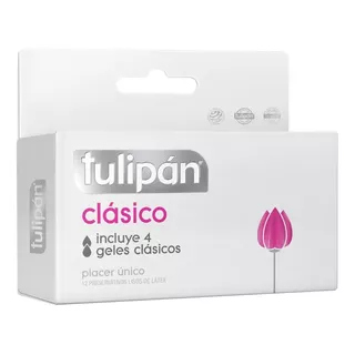 Preservativos Tulipán Clásico | Caja X 12 Unidades