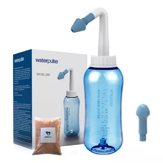 Irrigador Limpieza Higiene Nasal Lota Yoga Neti -500 Ml+sal Color Azul