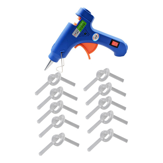 Pistola De Silicon Caliente Eléctrica Pegamento 20 Barras