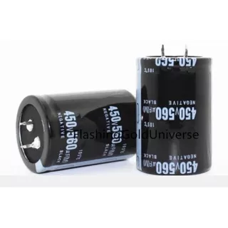 Capacitor Eletrolítico 560uf 450v- 5 Peças