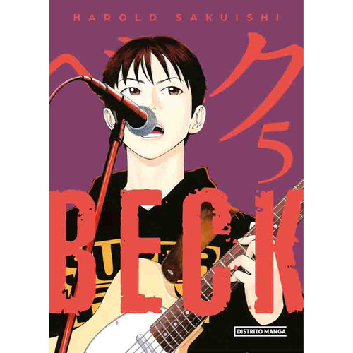 Beck 5, De Harold Sakuishi. Editorial Distrito Manga, Tapa Blanda, Edición 1 En Español, 2023