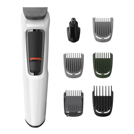 Recortador Para Barba Y Pelo 7 En 1 Philips Mg3721/77 Blanco 100V/240V