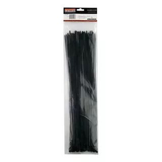 Abraçadeira De Nylon Preta 370x7,6mm C/ 100 Peças Starfer