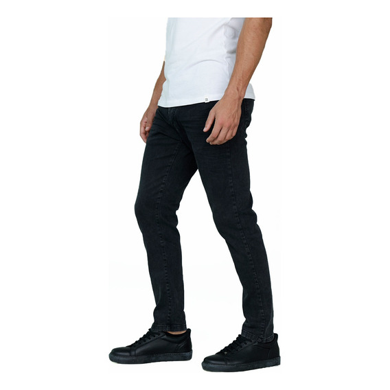 Pantalon Jean Denim Black Wash Rever Pass