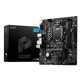 Placa Mãe Msi B560m Pro-e, Intel Lga 1200 Matx