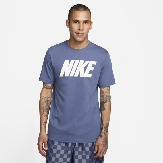 Playera Para Hombre De Nike Sportswear Azul 