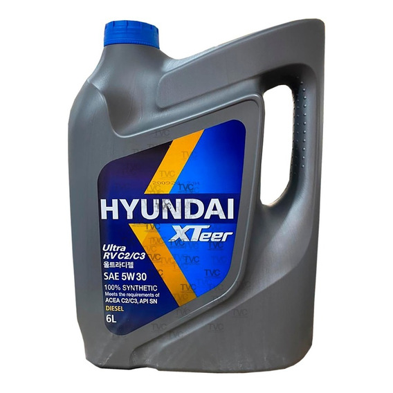 Aceite Motor Hyundai Xteer 5w30 100% Sintetico 6lt Dpf