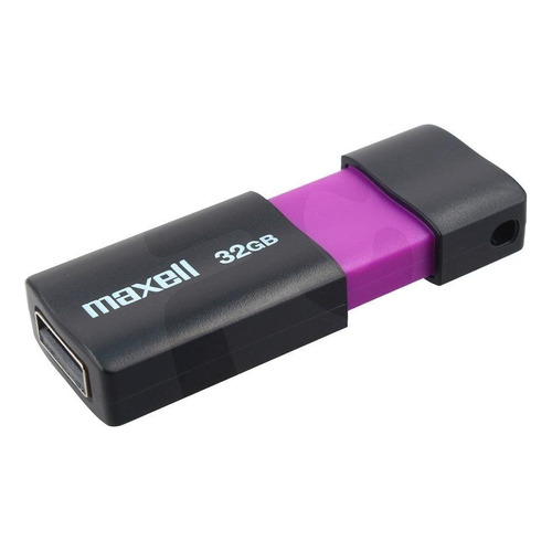 Pendrive Maxell Flix Retractil 32 Gb 32gb Memoria Usb Color Negro