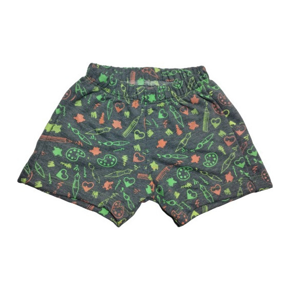 Short Bebe Rustico Elastizado Premium Estampado Super Suave