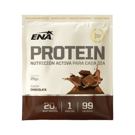 Ena Protein Nutrición Activa Caja 12 Sobres 25g C/u Sabor Chocolate