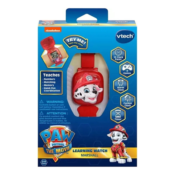 Reloj Marshall Paw Patrol Vtech Electronicos Niños Juguete