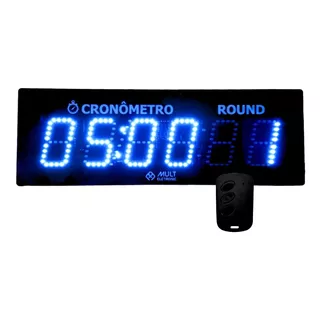 Cronômetro Parede Led Grande Academia Emom Tabata Crossfit