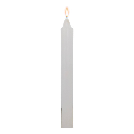 Velas Largas De Parafina 20 Piezas Mismo Color A Elegir