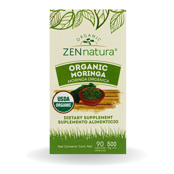 Moringa Organica Zen Natura Control Glucosa 90 Capsulas Sabor Sin sabor