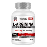 L-arginina Platinum 2100mg Testrol 3 In 1-90 Cap Sabor Cápsulas