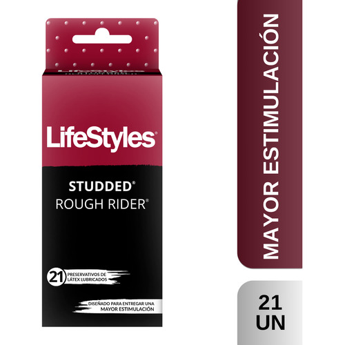 Lifestyles preservativos condones 21 unidades textura tachones