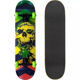 Skateboard 31'' Flip Grind Slide Grab Ramp - Skull-2