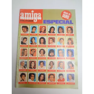 Revista Amiga Especial Album De Ouro 30 Posters