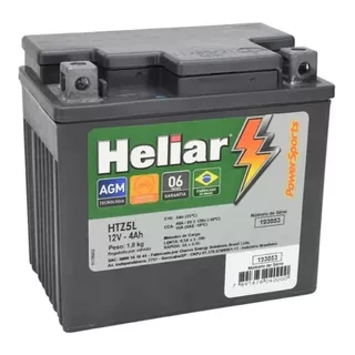 Heliar Htz5 Bateria Cg-125/150/160 Cg/fan/titan/biz/nxr/bros