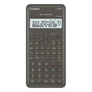 Calculadora Científica Negra 240 Funciones Fx-82ms Casio Color Black