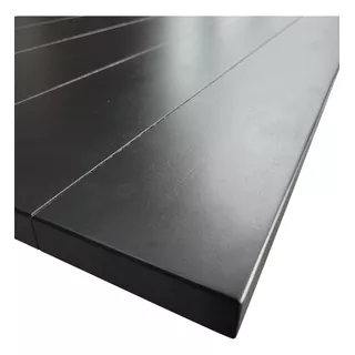 Tampo Madeira Escrivaninha 120x69 Preto Fosco Ebanizado Laca