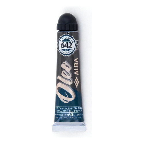 Oleos Alba Profesional Pomo 60ml Grupo 4 Color del óleo 642 AZUL CERULEO