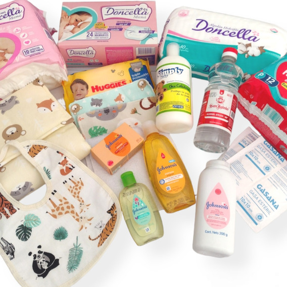 Kit De Higiene Productos Recién Nacidos Johnson Bebés X17