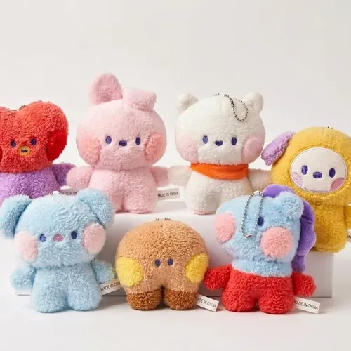 G Z Se Jogo De 7 Brinquedos De Pelúcia Bt21, Coleção Y L H