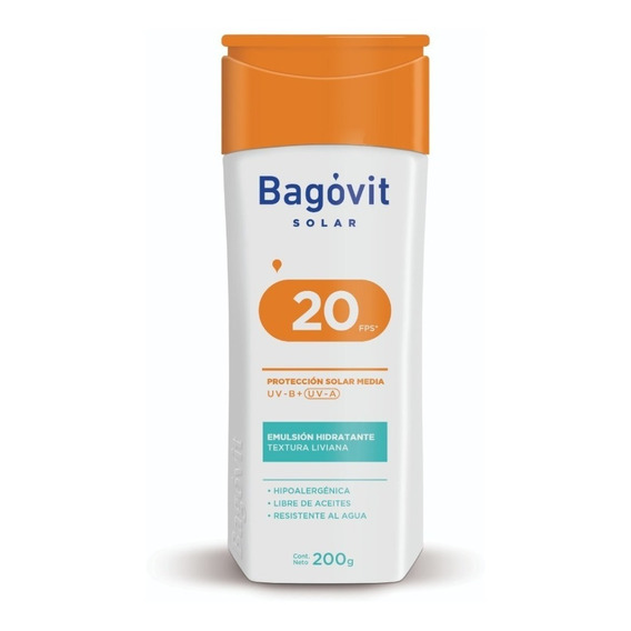 Bagovit Solar Family Care Fps 20 Emulsión X 200ml