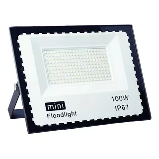 Refletor Ds Mini Floodlight Holofote Led 100w Branco Frio Ip67 Bivolt 110v 220v