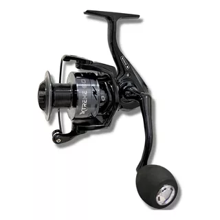 Molinete Xtreme 60 Drag 14,5kg Carretel Alumínio 4 Rolamento Cor Preto