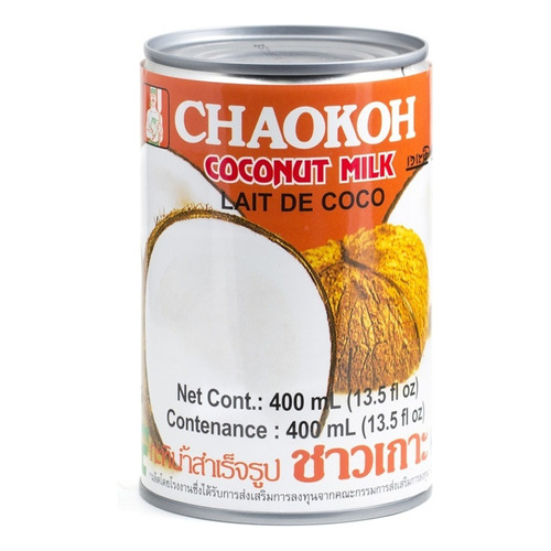 Leche De Coco Chaokoh 400 Ml Saludable Tailandia