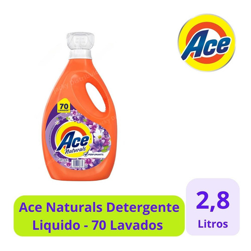 Detergente Ace Naturals Perfumante 2.8 Litros