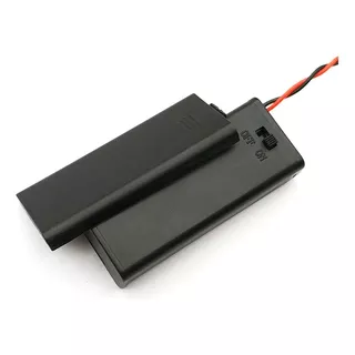 Porta Batería Pila 2 X Aaa Con Interruptor - 3v