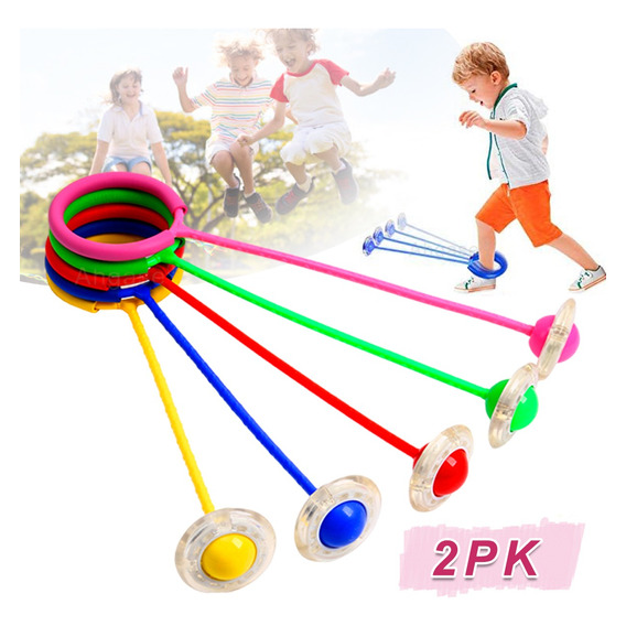 Pack De 2 Hula Hula De Pie Juguete Con Luz Led Para Niños