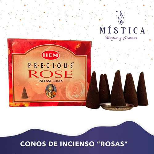 Incienso De Cono Hem Fragancia Rosas